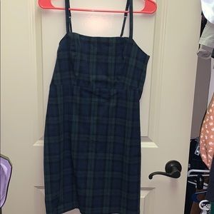 Plaid mini dress